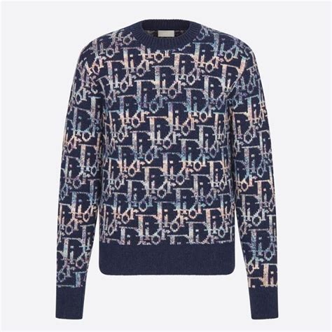 air dior navy sweater|Dior sweaters for men.